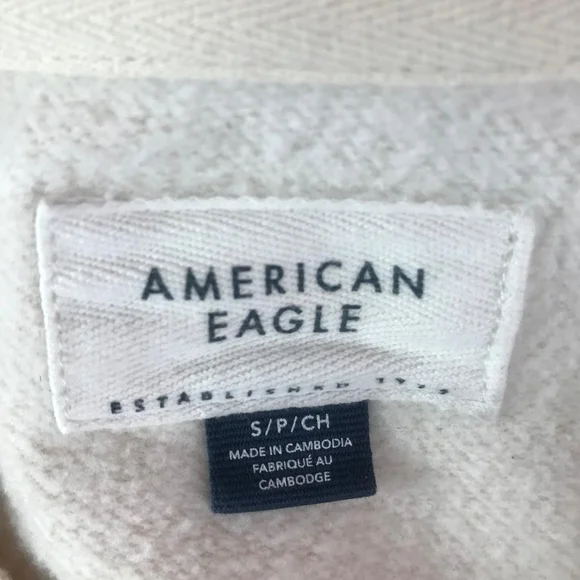 American Eagle Outfitters Cream and Red Graphic Sweater - Picture 10 of 10
